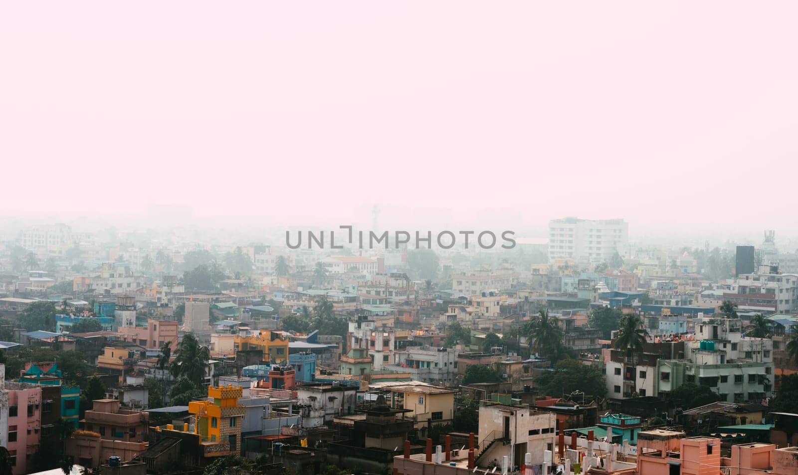 Kolkata City of Joy Skyline View. Landscape Scenery Urban India Cityscape. Architecture Business Travel Tourism Center City. Calcutta West Bengal India South Asia Pacific 13th November 2022