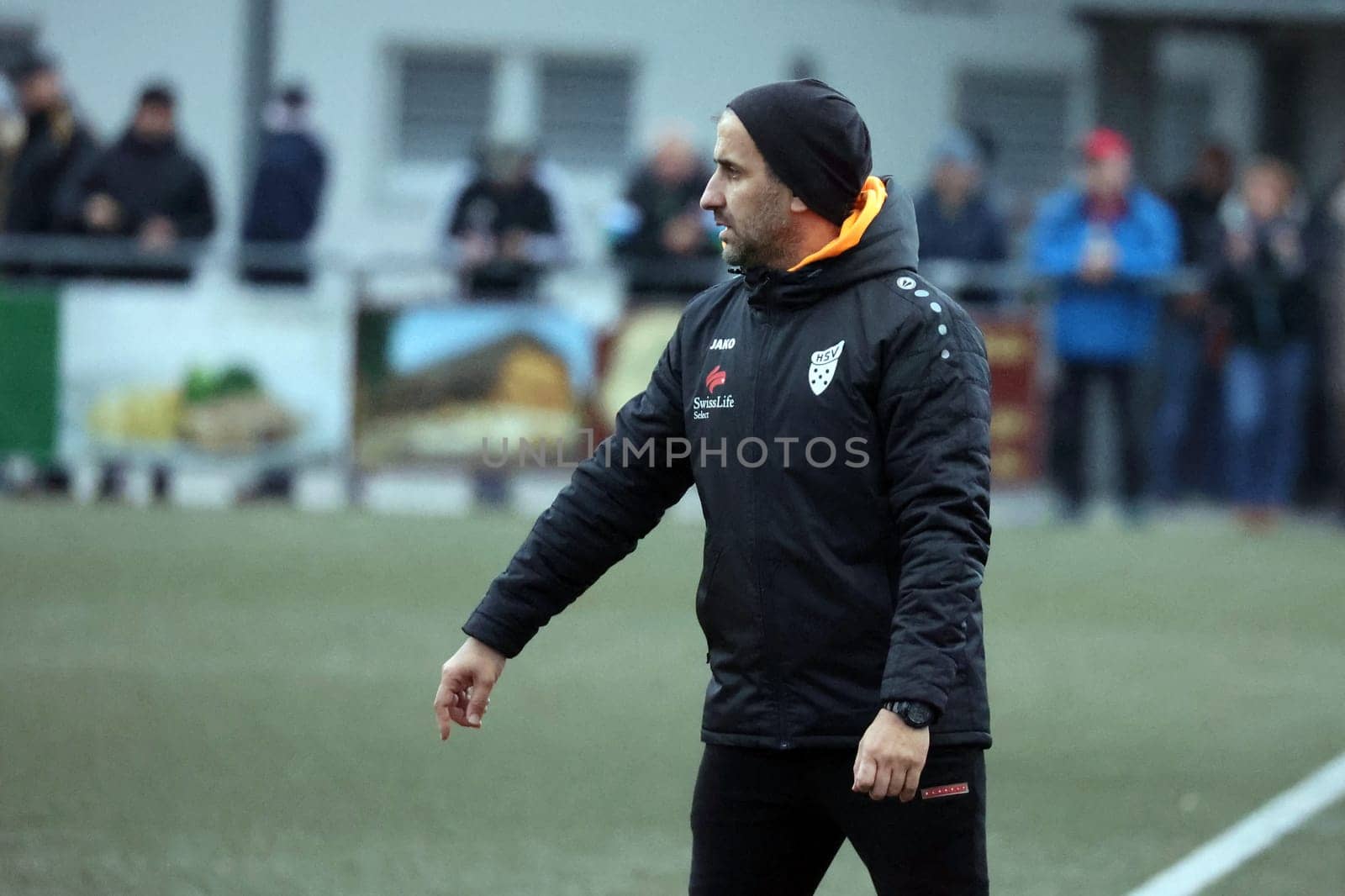 Coach Nurhan Ardiclik (SV Hinterzarten) on the sidelines at the game of the football BL Schwarzwald 22-23 - SV Hinterzarten - SV Hölzlebruck