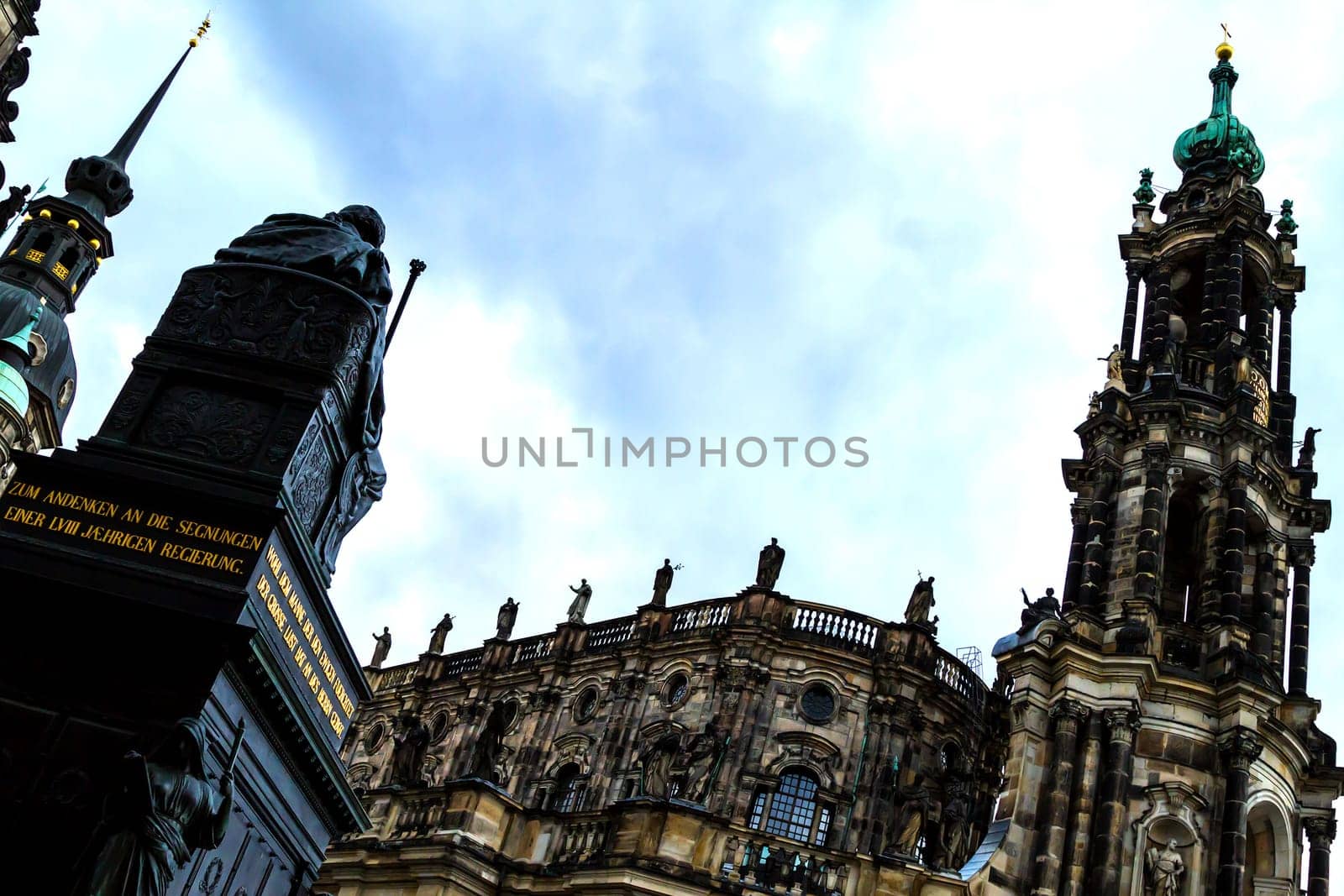 The Cathedral of the Holy Trinity, Dresden, Germany.