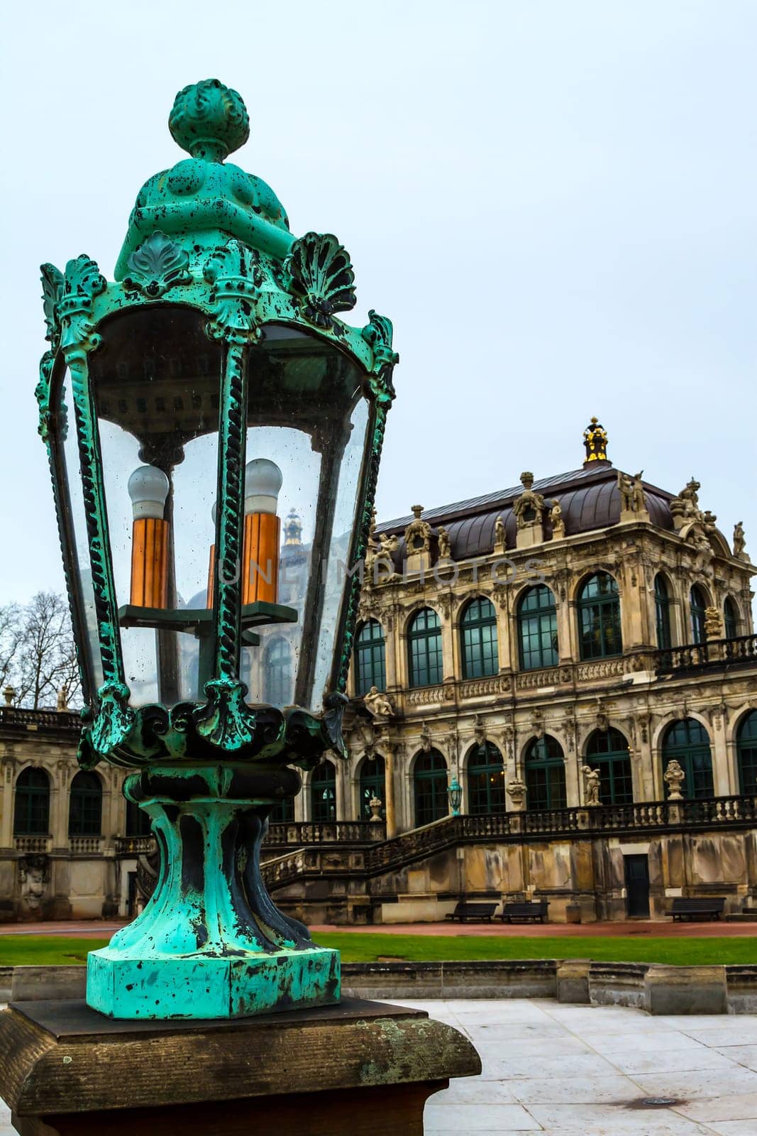 Zwinger courtyard in Dresden, Germany.