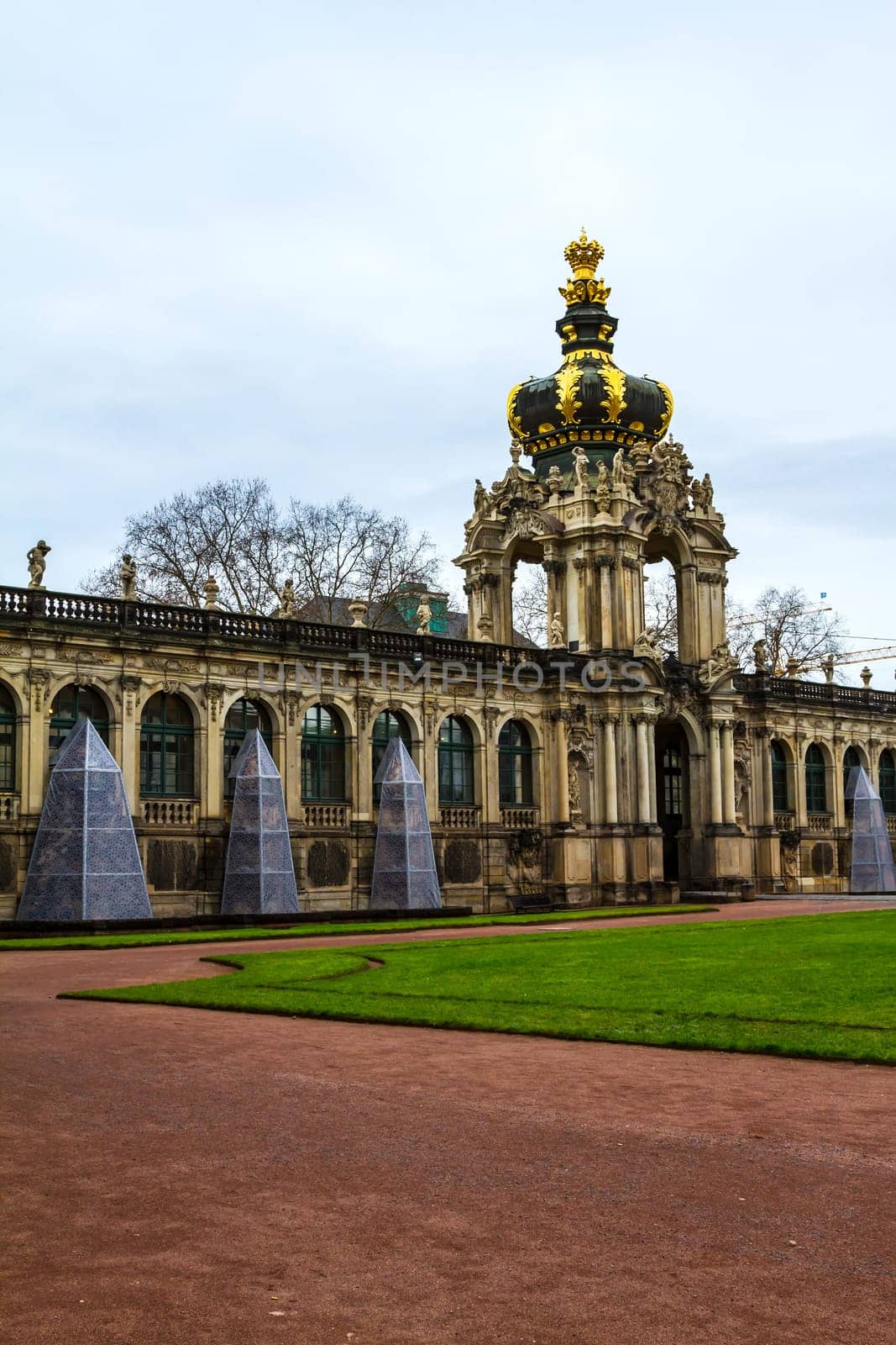 Zwinger courtyard in Dresden, Germany.
