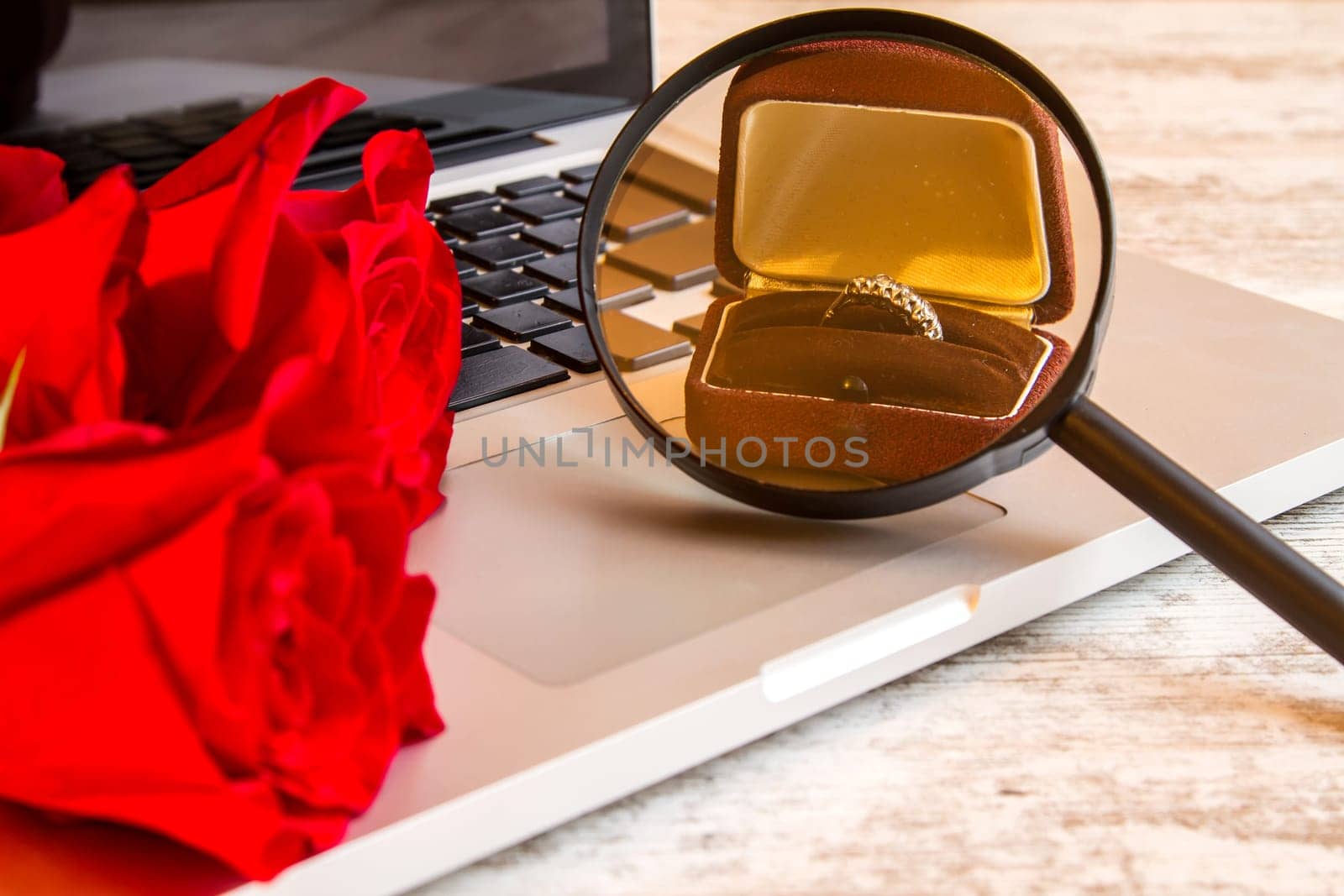 Searching for the love on line.