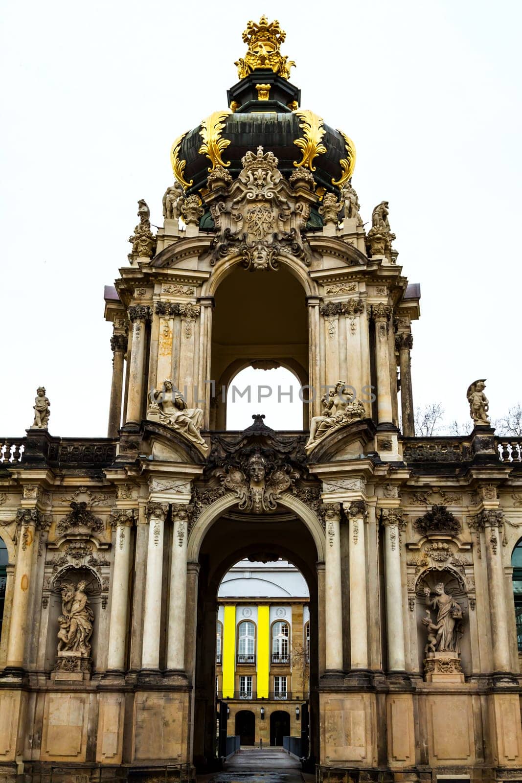 Zwinger courtyard in Dresden, Germany.