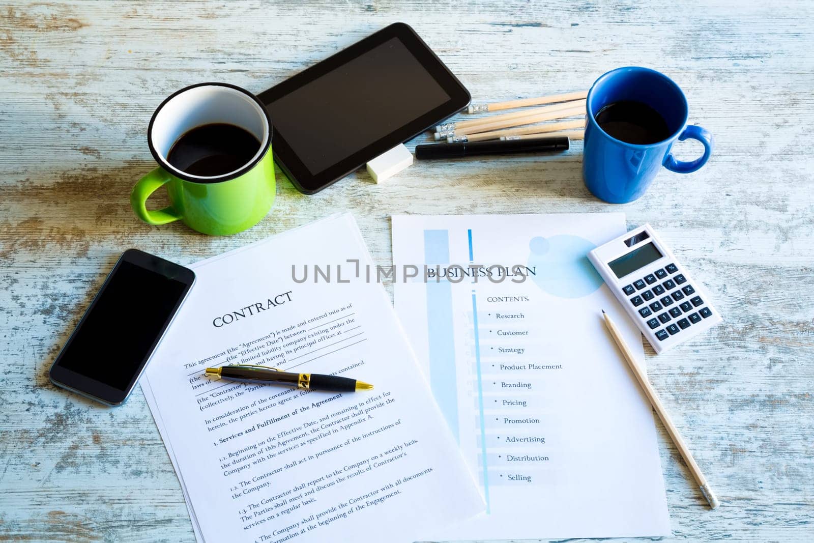 Analyzing a Contract and a Business Plan.