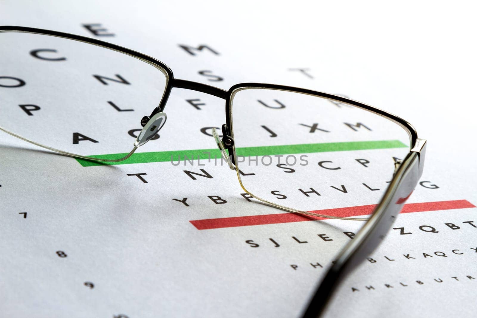 Eyes Examination, glasses diopter check up.