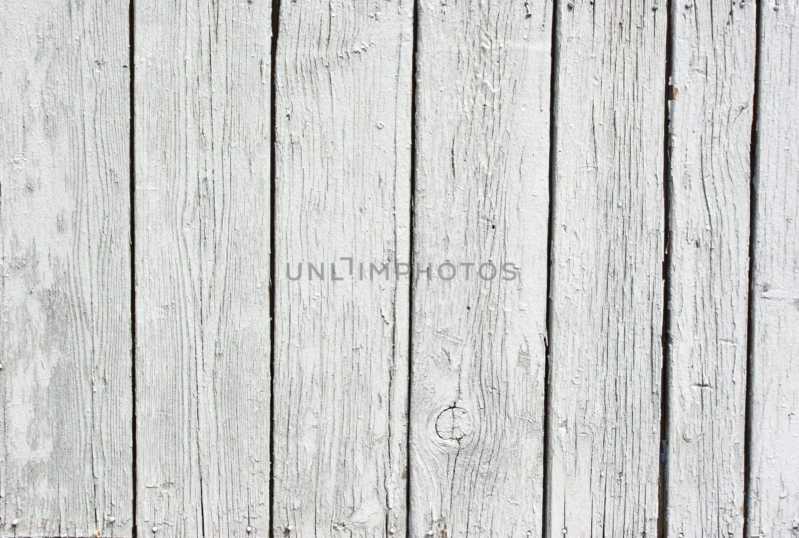 The background of weathered white painted wood