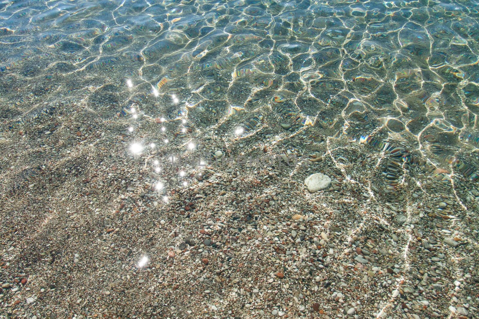 View a portion of the Aegean Sea on the coastof the island of the Rodhes