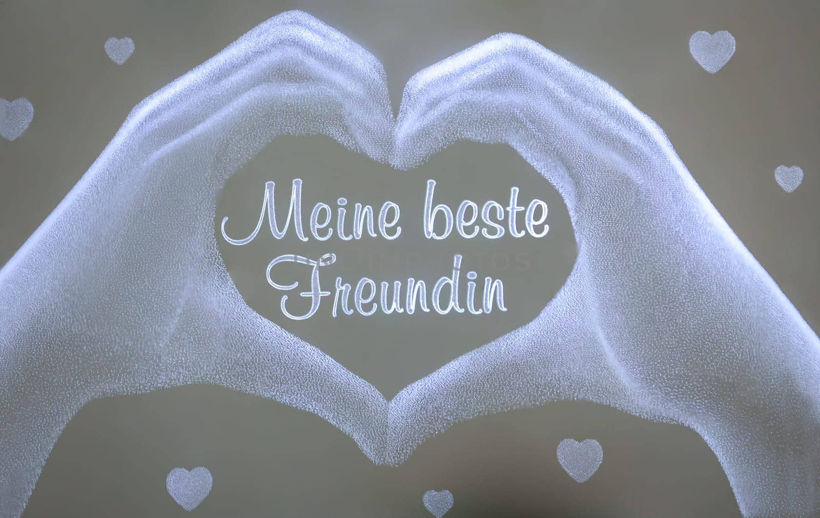 Many hearts for "My best friend""."