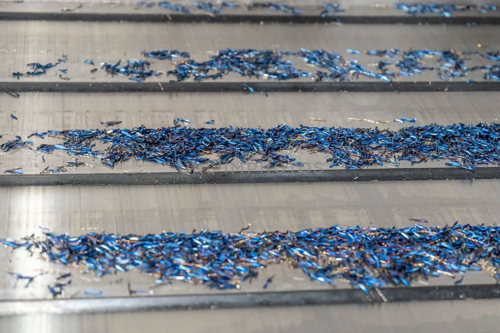 Machine scrap on CNC machine or turning machine