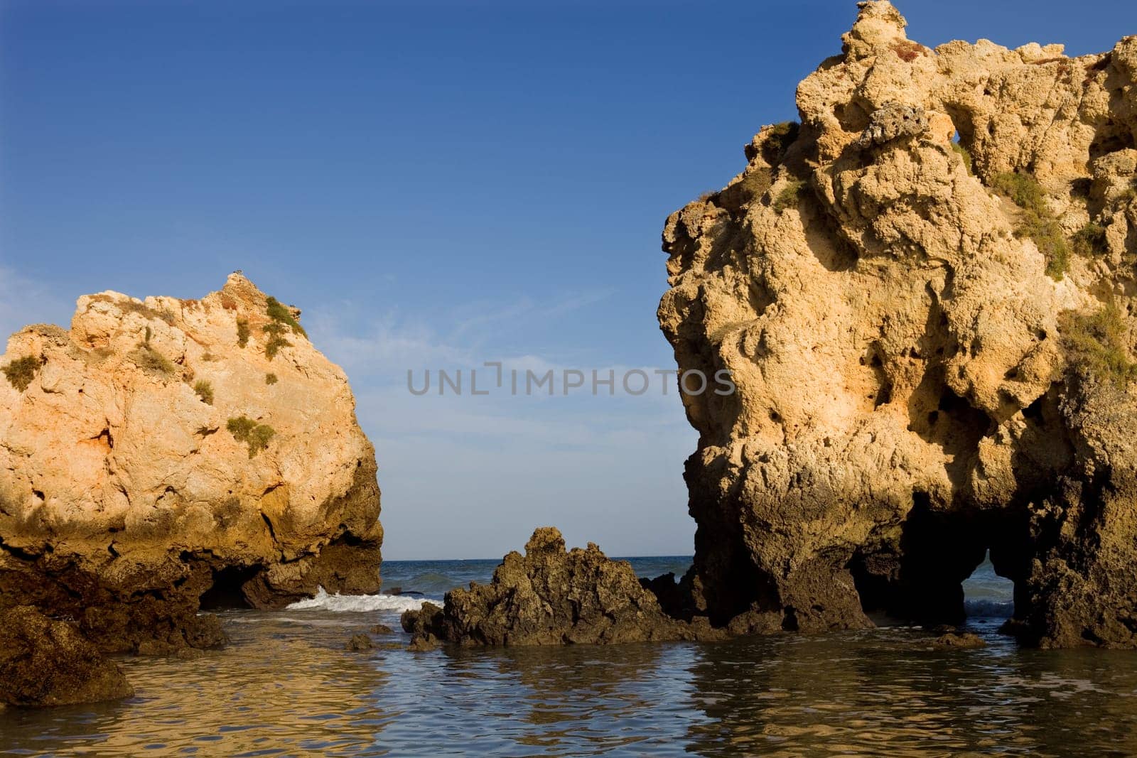 portuguese beach at Algarve, the south of the country