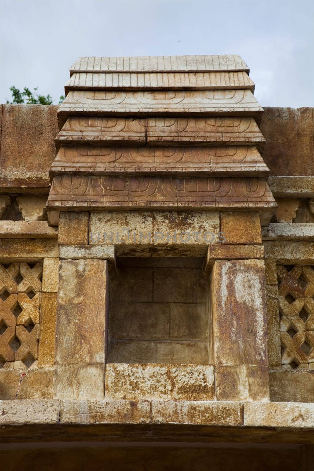 maya ruins detail at Playa Del Carmen, Yucatan, Mexico