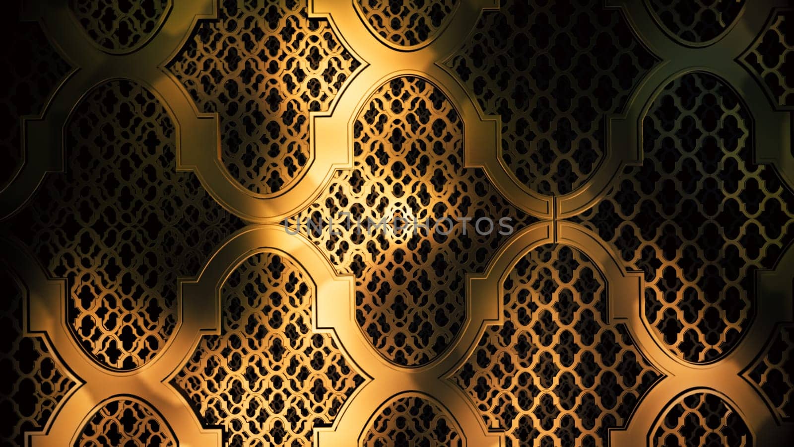3D illustration Background for advertising and wallpaper in art deco and fashion party scene. 3D rendering in decorative concept.
