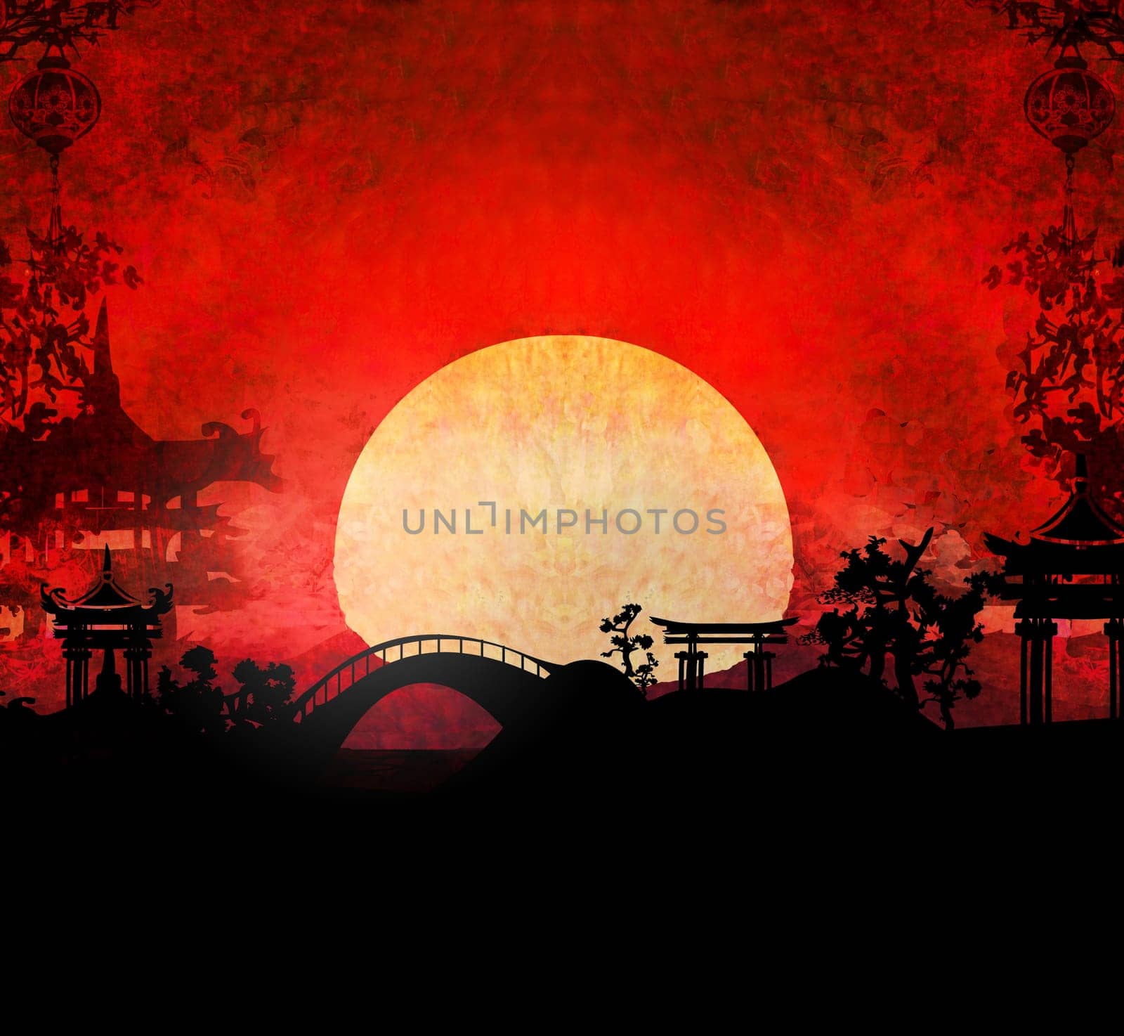 Mid-Autumn Festival for Chinese New Year - card