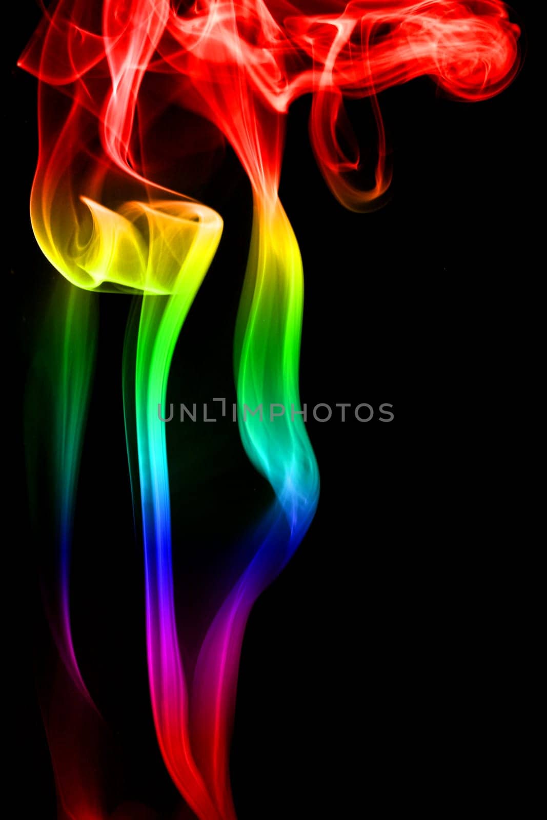 multicolored smoke natural abstract background