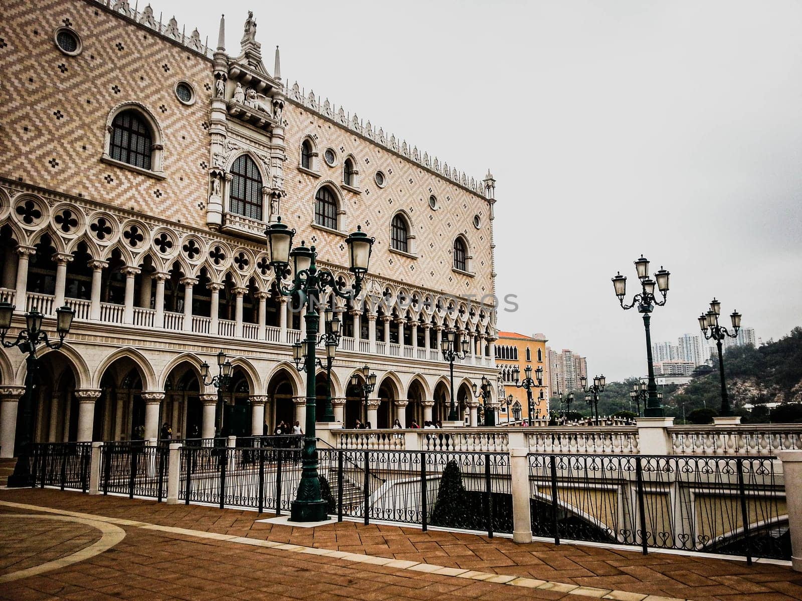 Venetian Macau Casino and Hotel luxury resort Macao. Building and landmark in Macao China.