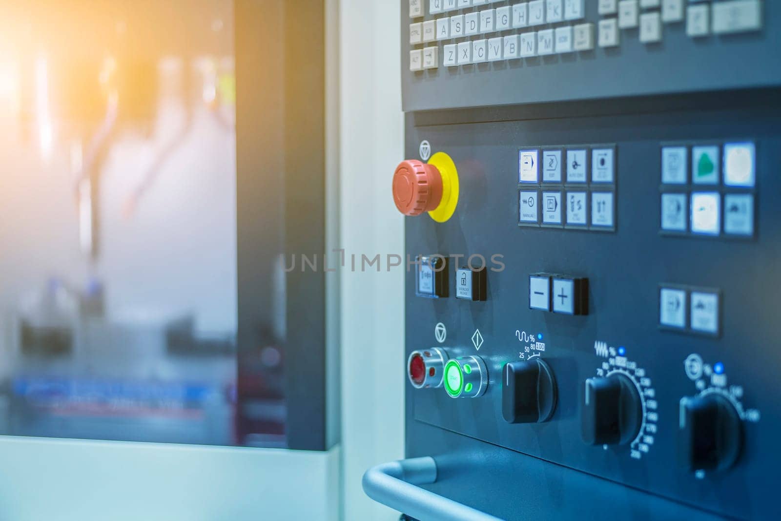 CNC Machine milling part control panel manufacturing