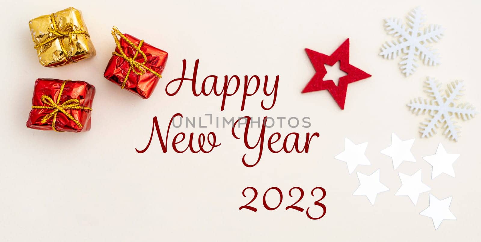 New Year 2022 decorated cover