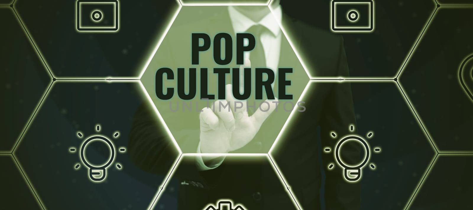 Inspiration showing sign Pop Culture, Business idea describes the lifestyle and tastes of the majority of mostly younger people