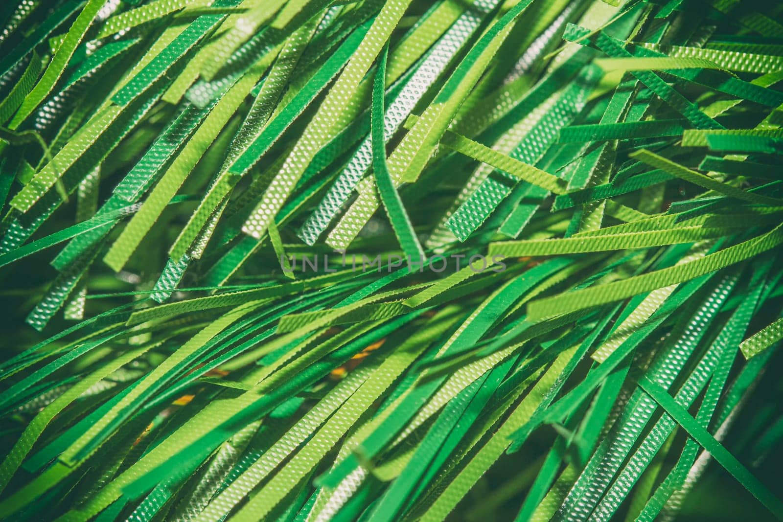 Green artificial grass for background