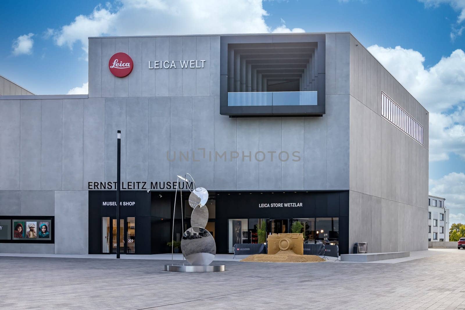 WETZLAR, GERMANY - 2021-10-01: ERNST LEITZ MUSEUM - Industrial part of Wetzlar, Headquarter from Leica factory.