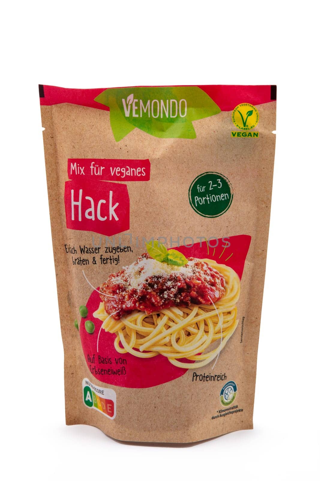 WETZLAR, GERMANY 2022-07-25: Vemondo: LIDL's own brand for vegan meat products.