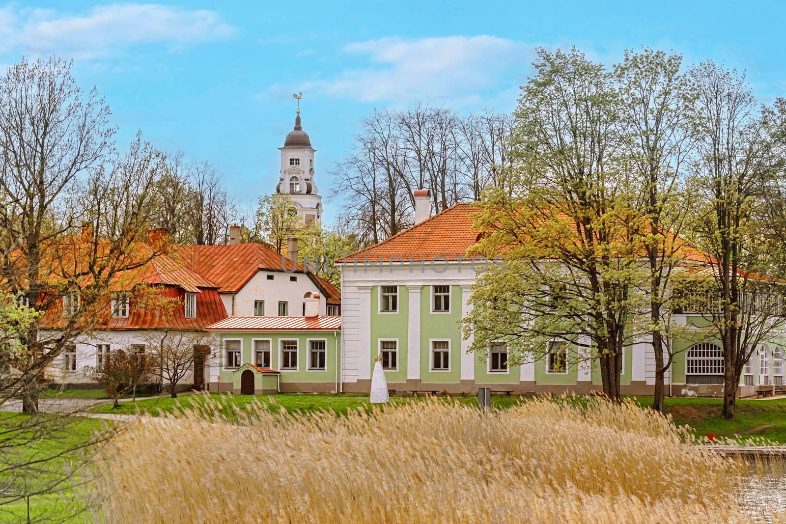 The Lakeshore or Old Palace in Aluksne..Built between 1793 and 1794. Latvia