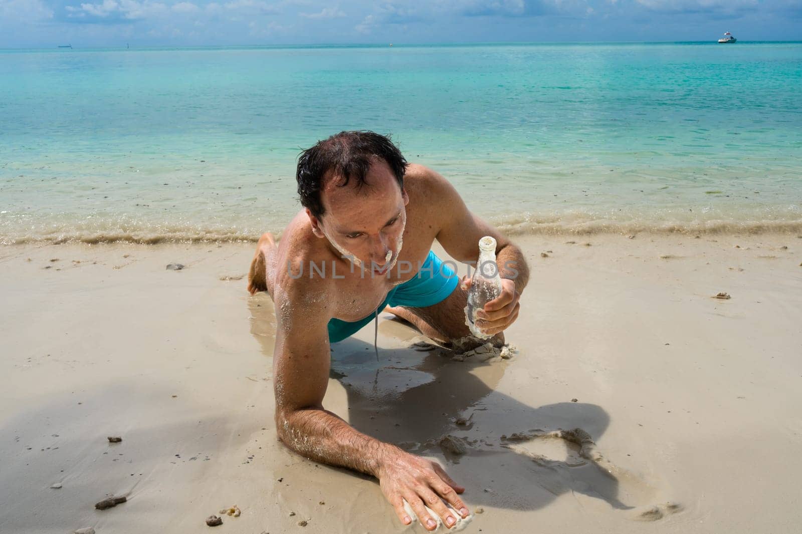 Drunk Travel Beach Party. Funny Vacation Lifestyle