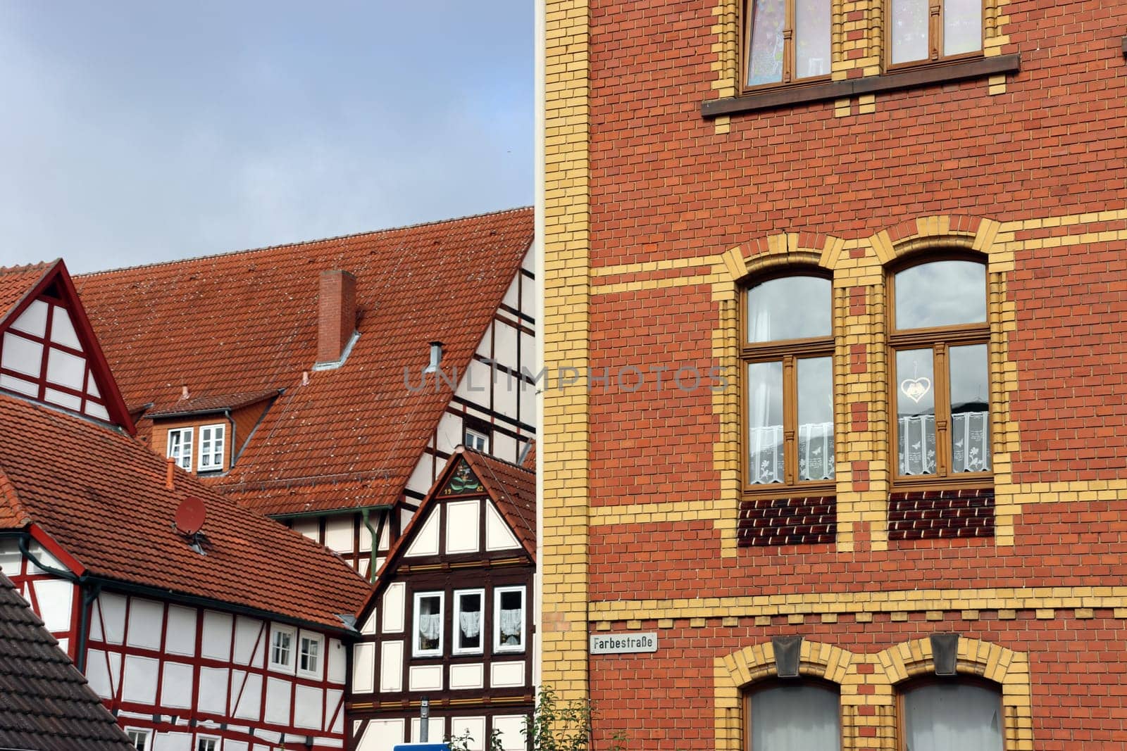 Fachwerkhäuser in der historischen Altstadt, Hessen, Deutschland, Dornroeschenstadt Hofgeismar