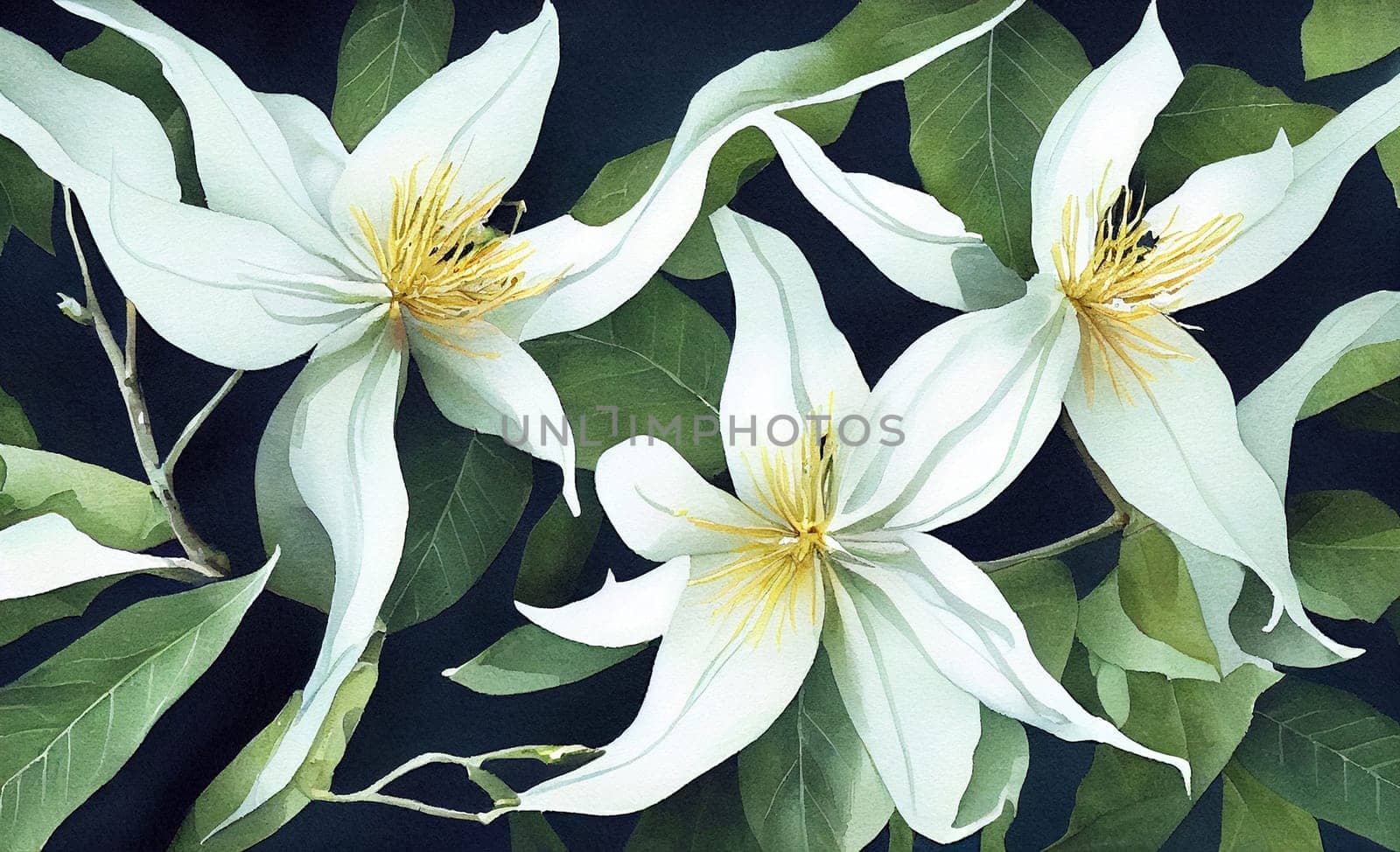 Flowers of Cananga odorata. Ylang-ylang is one of the most extensively used natural materials in the perfume industry, earning it the name "Queen of Perfumes""."