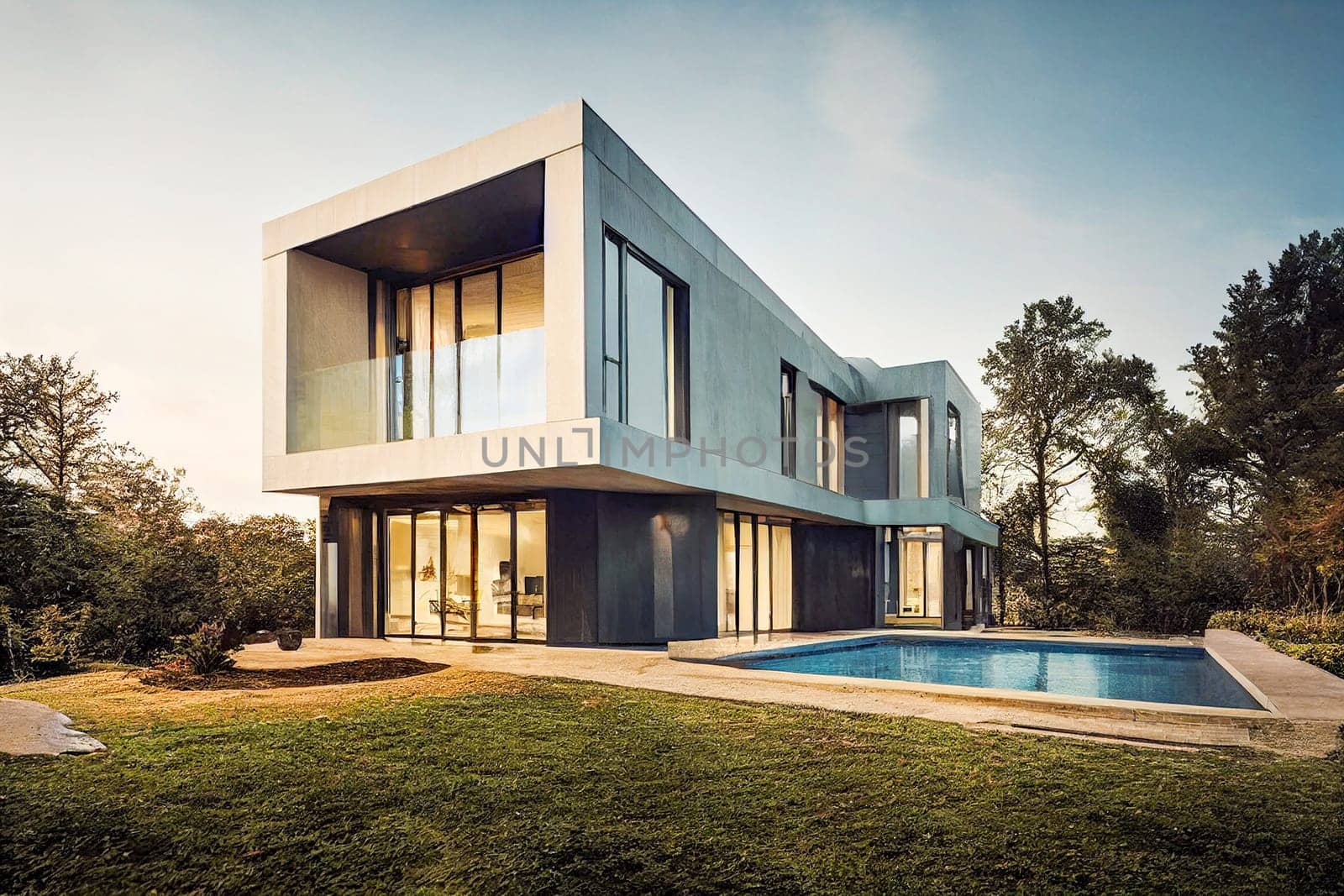Illustrative image of a modern residential building