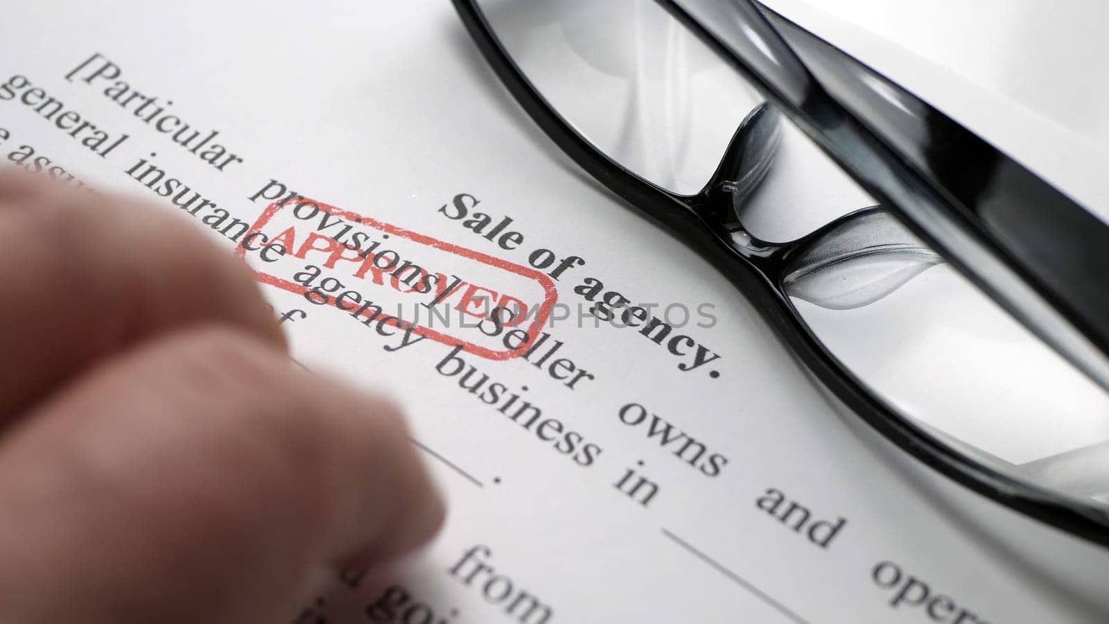Finger tapping on sale of agency confirm,Finger tapping on sale of agency confirm
