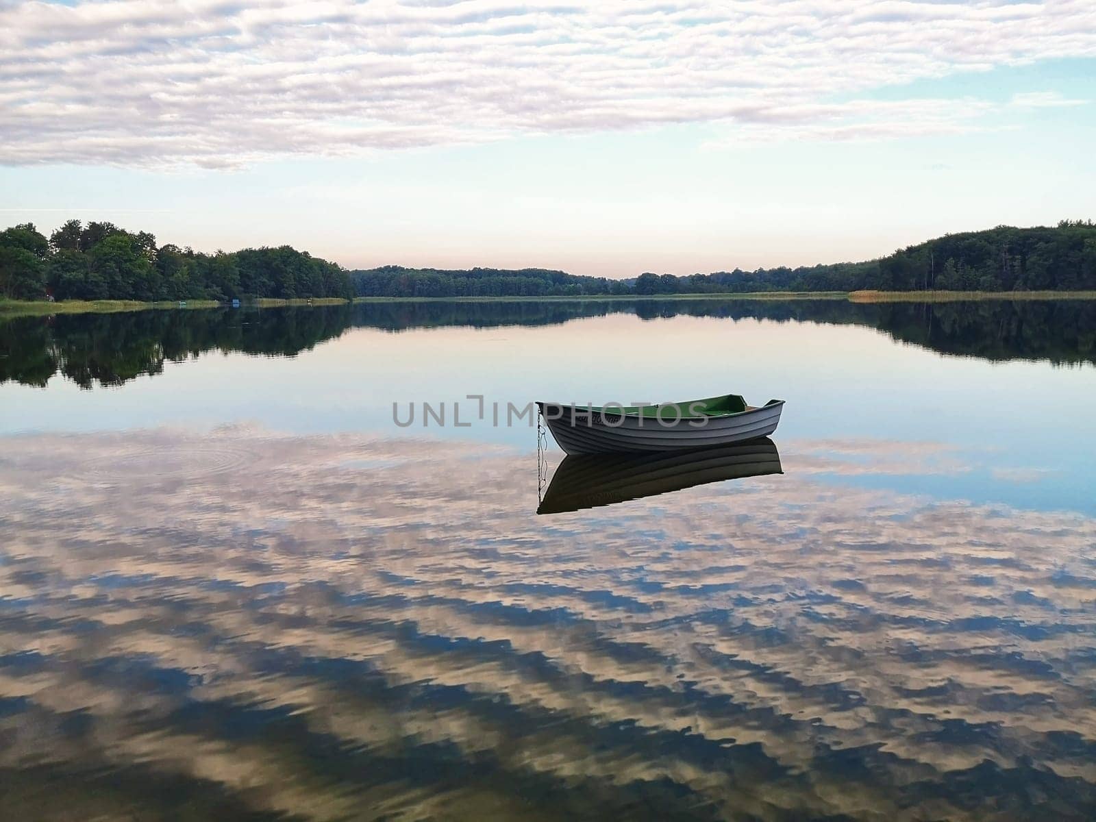 Dawn at Lübbesee near Templin, Brandenburg, Germany