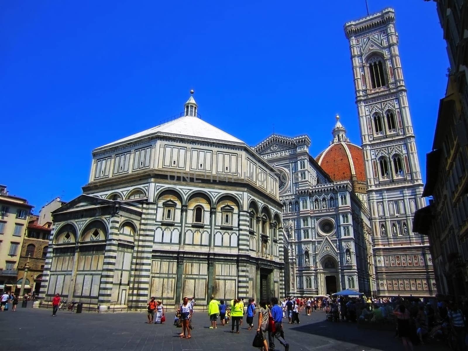 The Baptistery of St. John in Florence, Italy