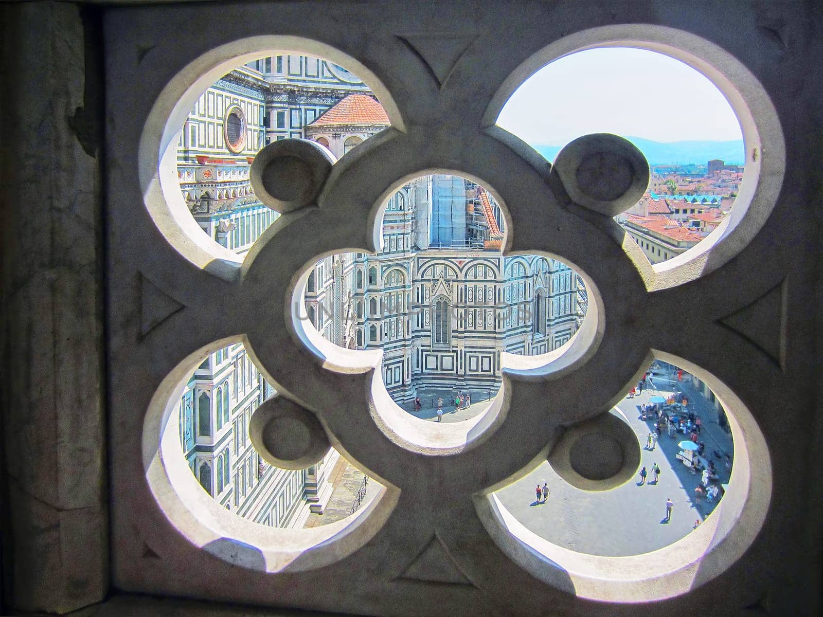 View of the Cathedral in Florence, Italy