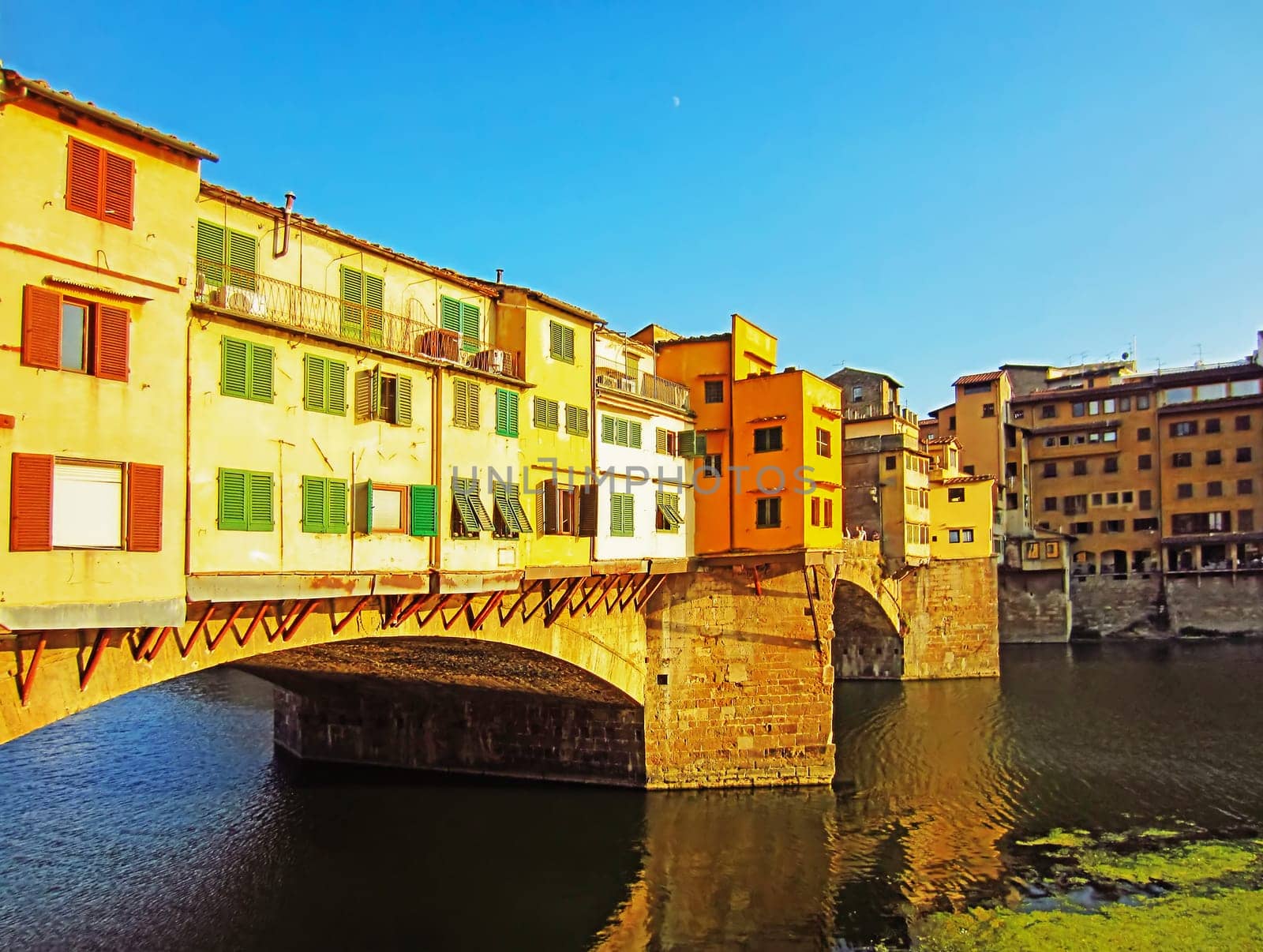 River Arno with Ponte Vecchio in Florence