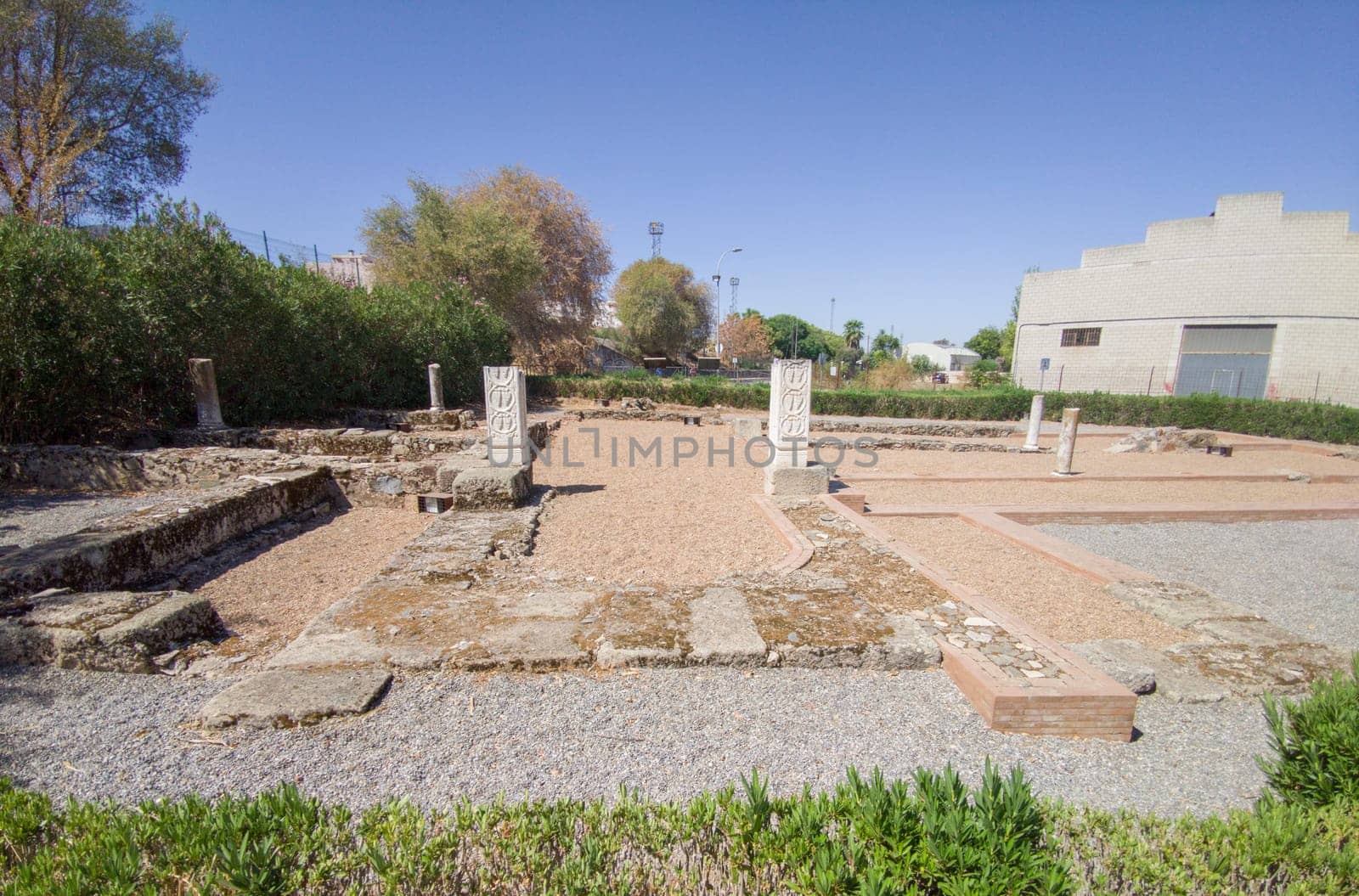Hospital-Guesthouse archeological remains, Merida, Spain. 6th Century AC building from vsigothic times