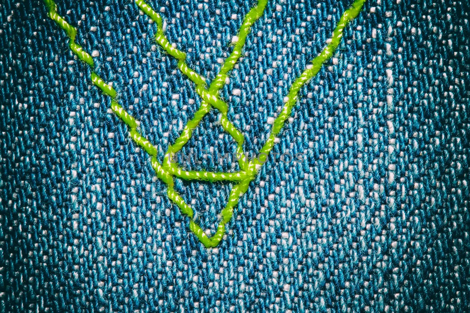 Blue jeans texture background and button and seam