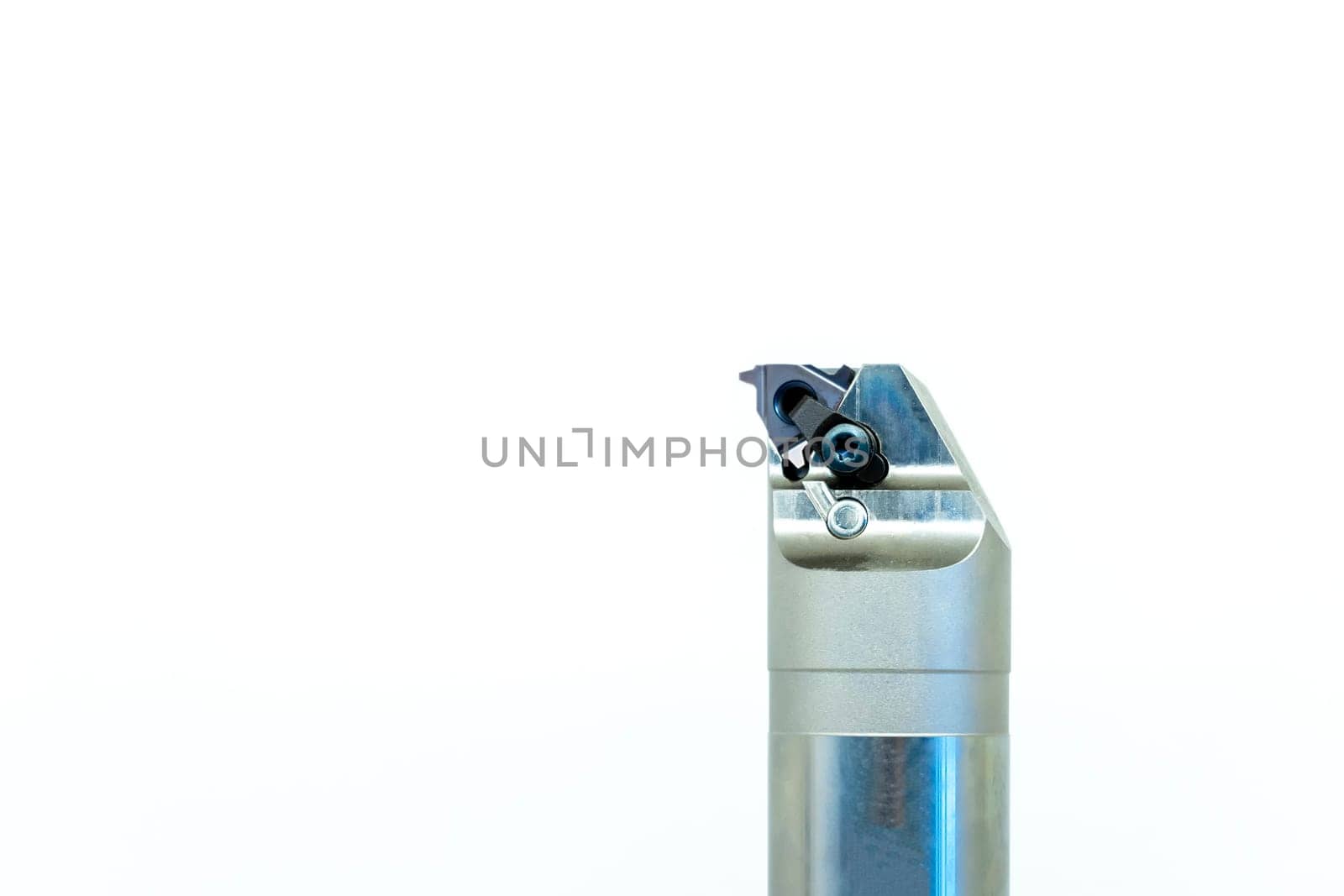 Machine cutting tooling on the white background