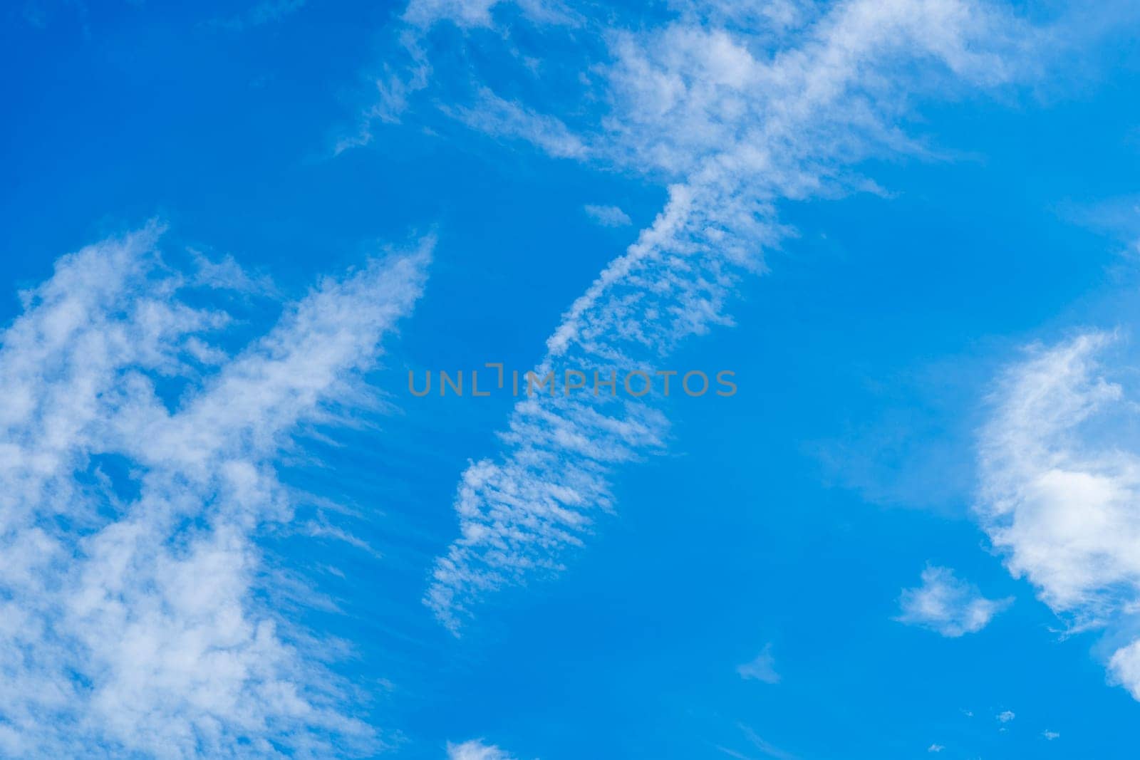 Light cloud white with blue sky background