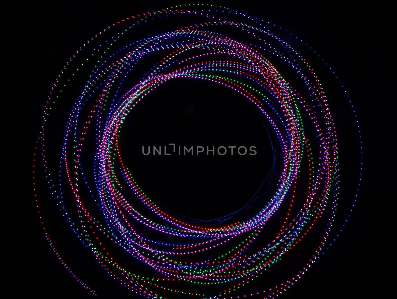 spectacular colored lights with geometric shapes special effects