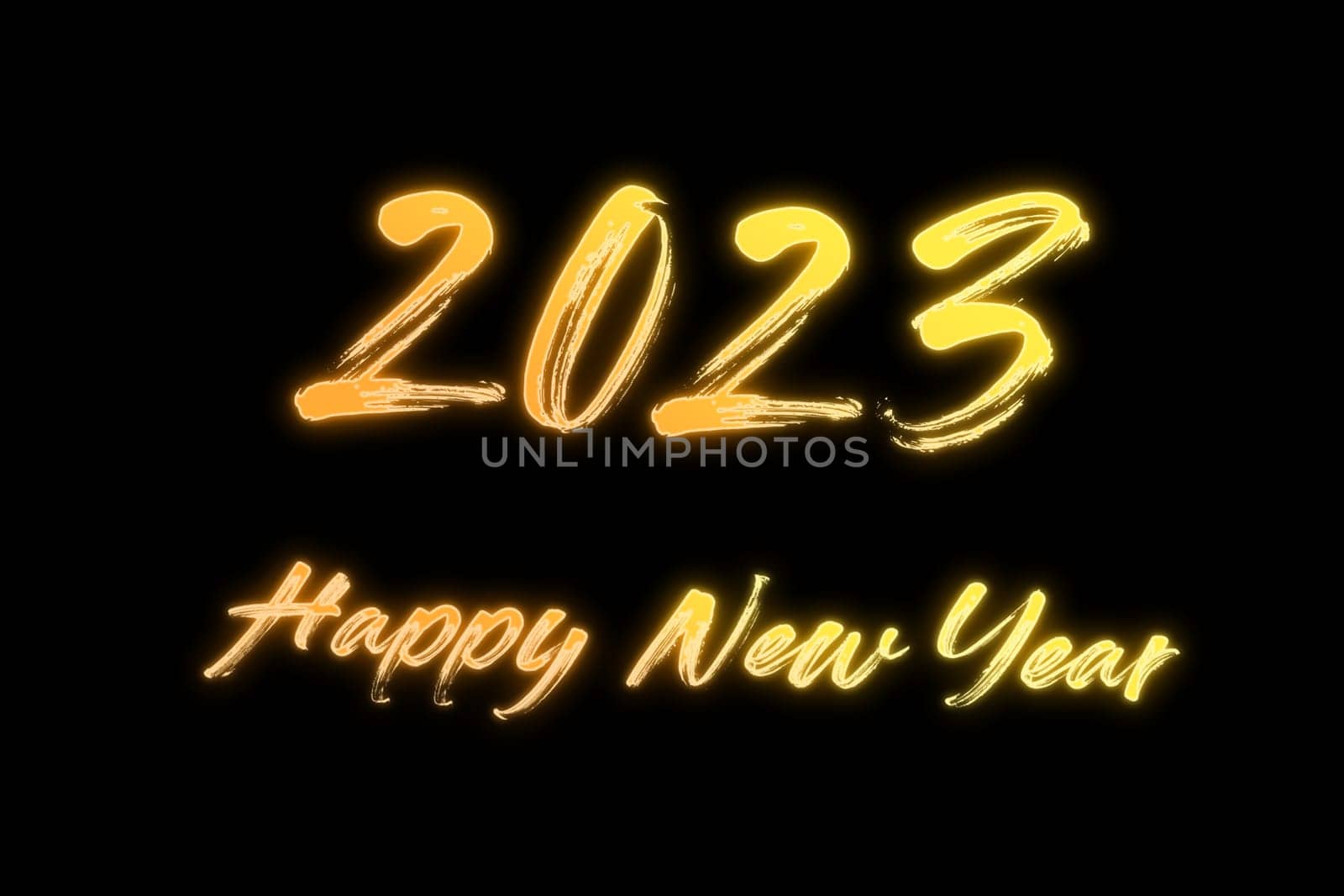 3D illustration concept New Year 2023 background design. Greeting Card, Banner, Poster.