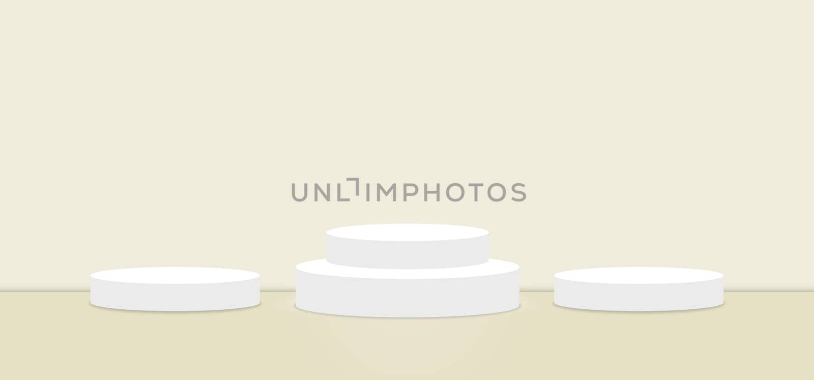 Baby's Breath color abstract with stage podium display platform, modern studio, wall scene fashion, stage podium scene with for Award Ceremony and colorful presentation simple art spotlight summer banner. 3D rendering.