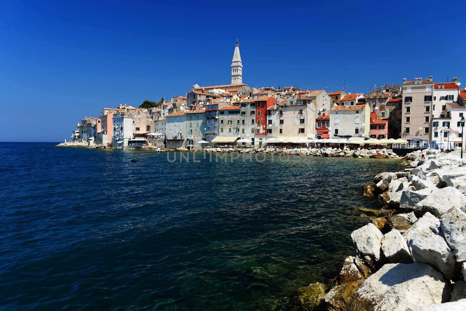 Old town of Rovinj on Istrian peninsula, Croatia