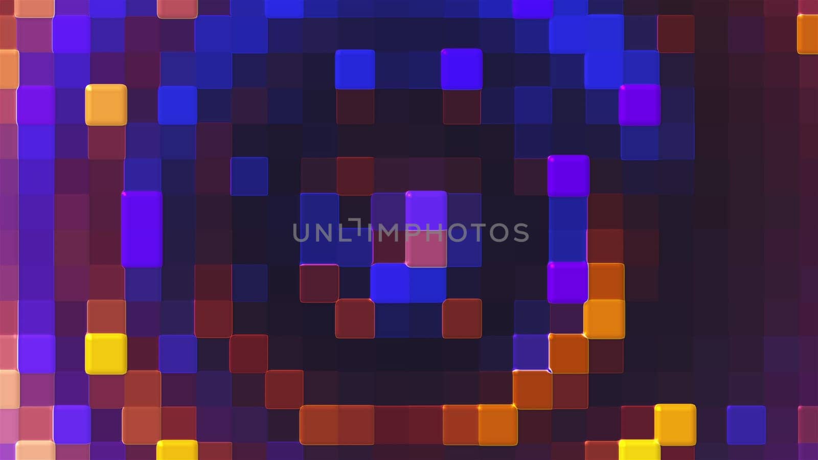 Abstract glass mosaic. Computer generated 3d render