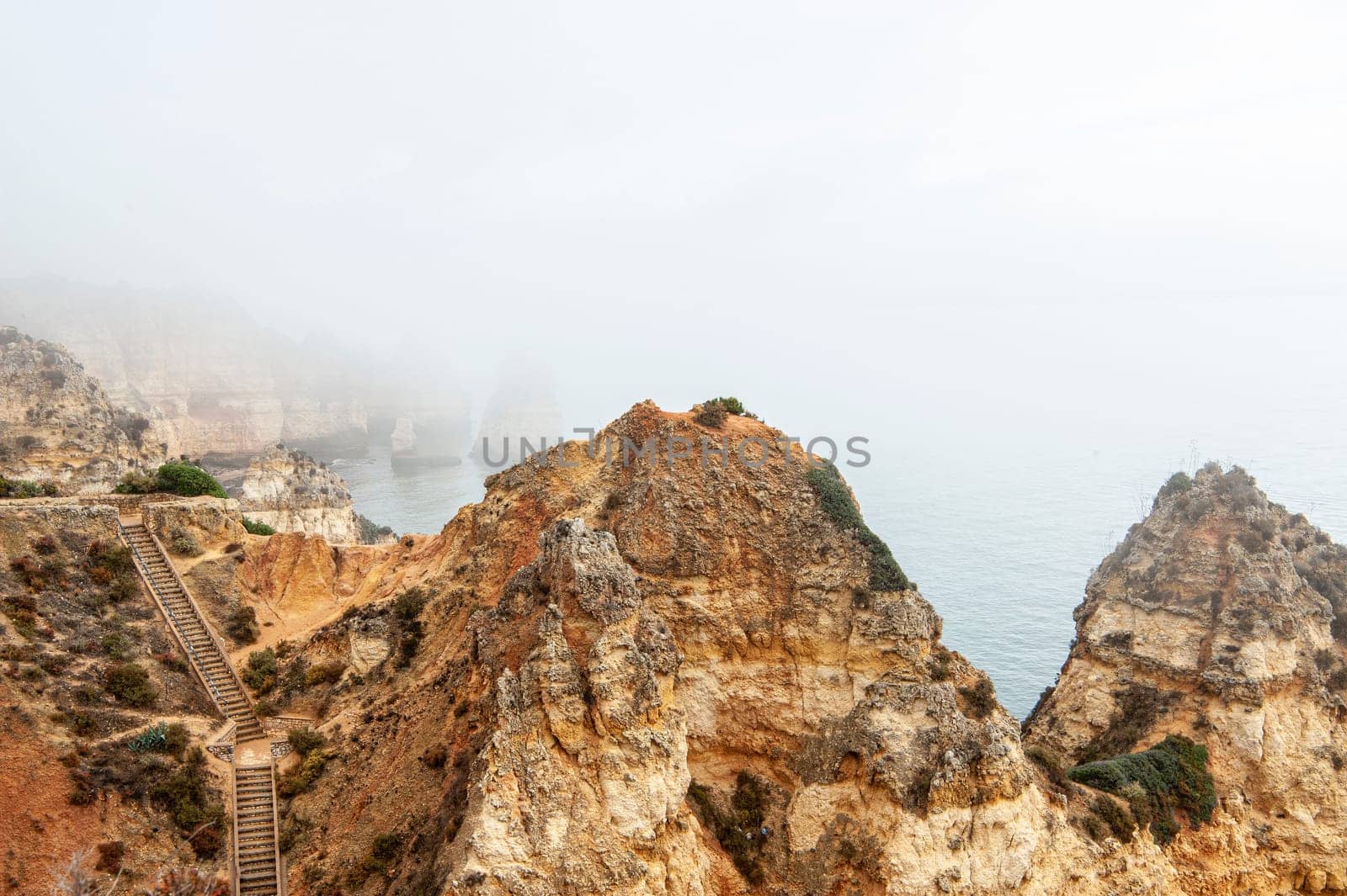 The rock formation of Ponta de Piedade - Lagos - Portugal.