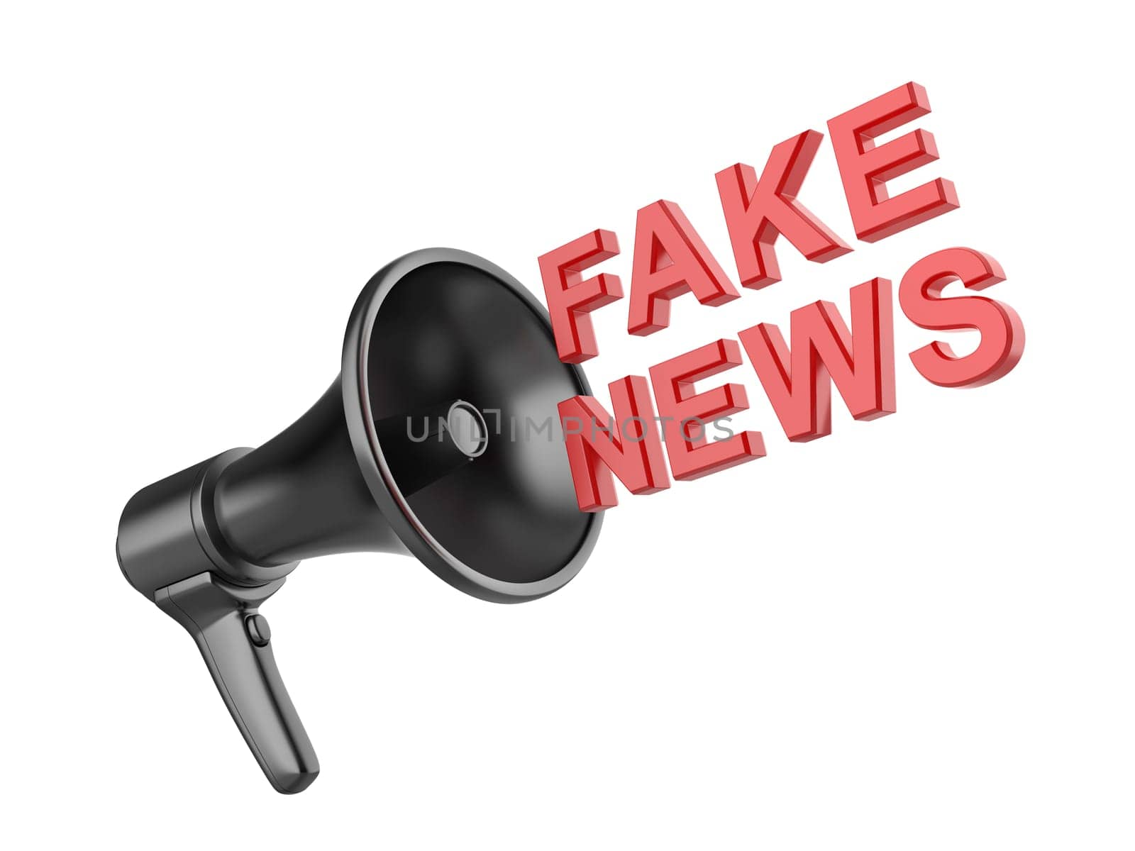 Promoting fake news with electric megaphone