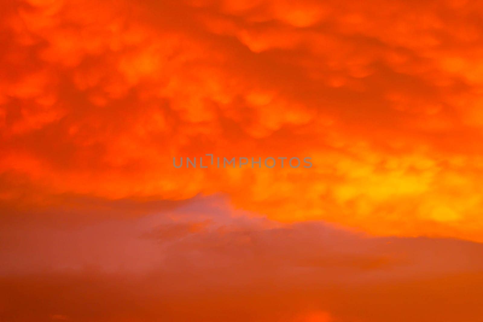 Abstract and pattern of cloud sky Calming coral, Orange, Trend color of the year background, Pattern of colorful cloud and sky sunset or sunrise: Dramatic sunset in twilight, Beautyful of sky