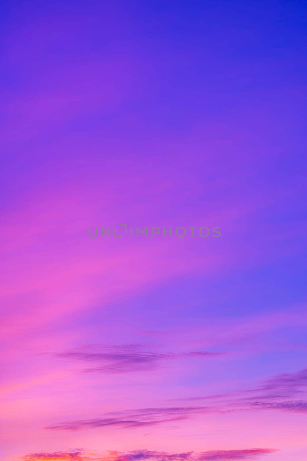 Abstract and pattern of cloud sky, Velvet violet, Velvet Purple, Trend color of the year background, Pattern of colorful cloud and sky sunset or sunrise: Dramatic sunset in twilight, Beautyful of sky