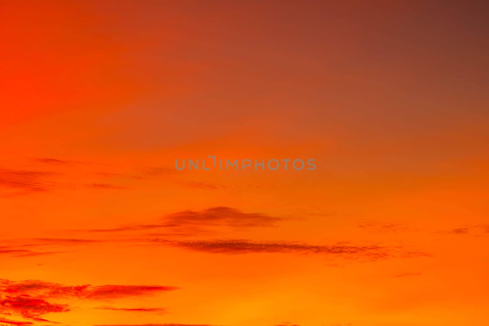 Abstract and pattern of cloud sky Calming coral, Orange, Trend color of the year background, Pattern of colorful cloud and sky sunset or sunrise: Dramatic sunset in twilight, Beautyful of sky