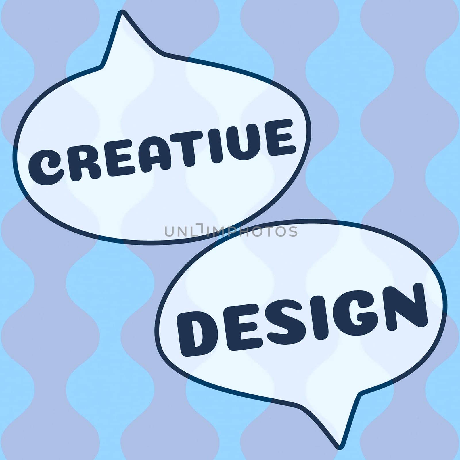 Text sign showing Creative Design, Word for subset of visual communication and communication design